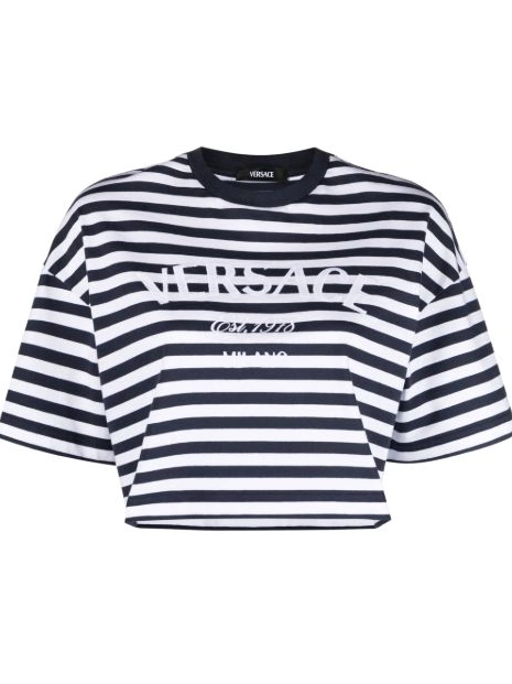 Cheap T-shirt L'Ancora cropped Women Versace Versace 0726